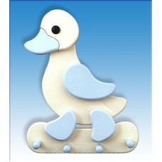 Colgador infantil Pato Celeste